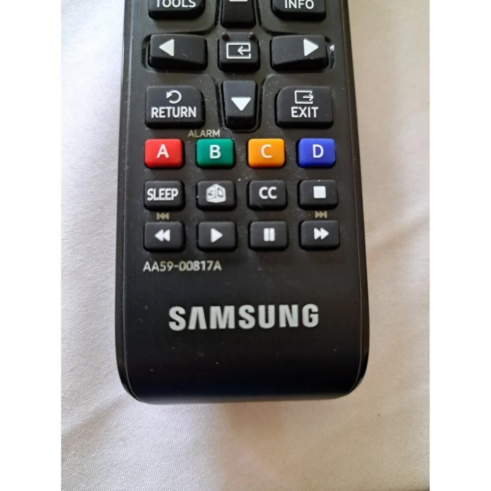 Samsung AA59-00817A Black Television Remote Control Rectangular Battery Operated